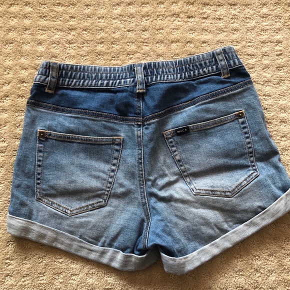 RVCA Denim High-Waisted Shorts - Picture 6 of 6